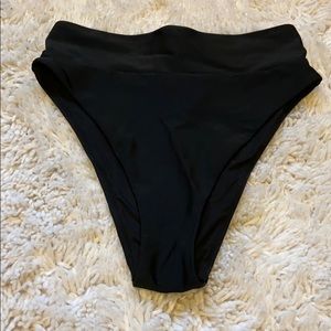 aerie high waisted high cut cheeky bikini bottoms